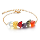 Yobest 6 Pcs/Set Bohemian Tassel Beads Charm Bracelets Set For Women Girls Fashion Pineapple Heart Geometric Bracelet Jewelry