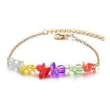 Yobest 6 Pcs/Set Bohemian Tassel Beads Charm Bracelets Set For Women Girls Fashion Pineapple Heart Geometric Bracelet Jewelry